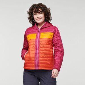 Capa Insulated Hooded Jacket - Women's Size M in Raspberry Canyon color